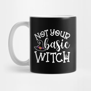 Not Your Basic Witch Halloween Cute Funny Mug